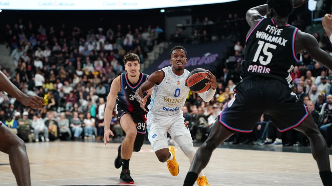 Eski Evinde TJ Shorts Fırtınası, Valencia Basket Paris Deplasmanında Şov Yaptı: 93-104