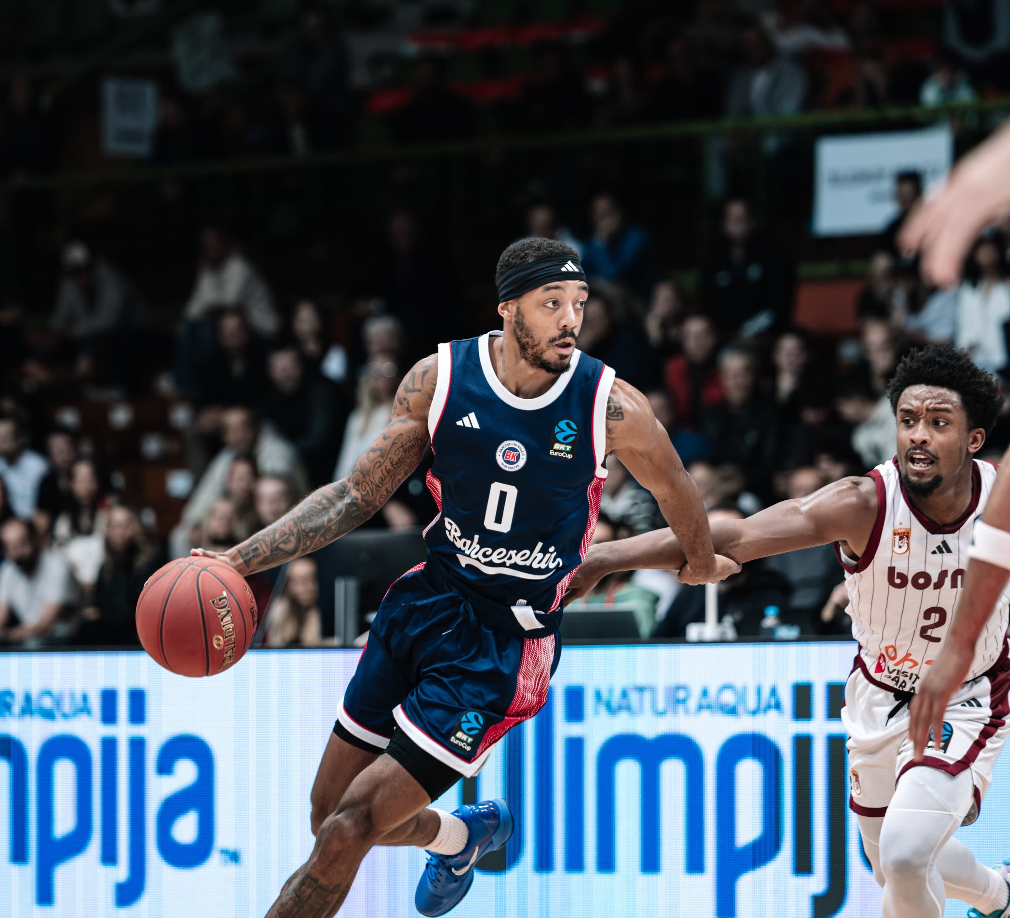 Zetra’da Beklenmedik Fren, Bahçeşehir Koleji İlk Yenilgisini Saraybosna'da Aldı: 86-77